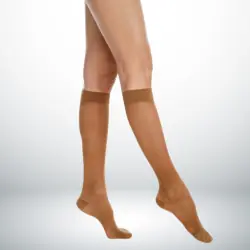 Chaussettes Femme Transparent Dynaven - Beige bronzant