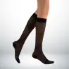 Chaussettes Femme Transparent Dynaven - Noir