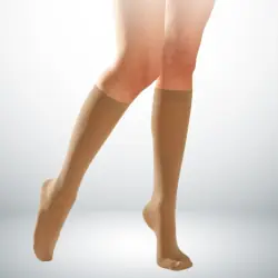 Chaussettes Femme Dynaven Semi-Opaque beige