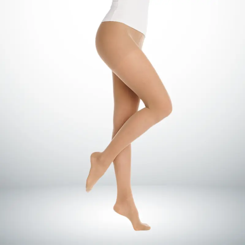 collant de compression dynaven transparent femme - Beige bronzé