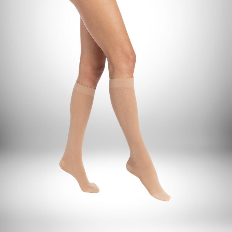 chaussette semi-transparent dune