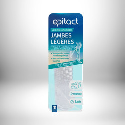 Semelles invisibles jambes légères