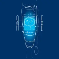 Attelle de genou évolutive Cryopump