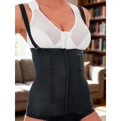 Ceinture haute EC/032 Fermeture centrale Ceinture  - noir