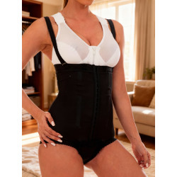 Ceinture haute EC/032 Fermeture centrale Ceinture  - noir