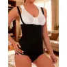 Ceinture haute EC/032 Fermeture centrale Ceinture  - noir