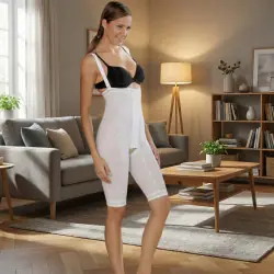 Panty Haut Court Lipo-Panty - blanc