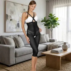 Panty Haut Long Lipo-Panty - noir