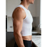 Boléro Homme Brassière blanche