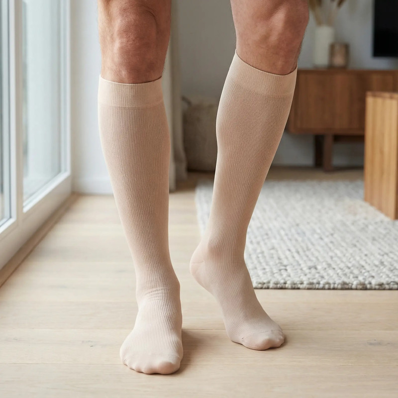 2 Paires Chaussettes De Smoking Garçon Marron - Taille 3-7, Fines, Bonneterie Universelle