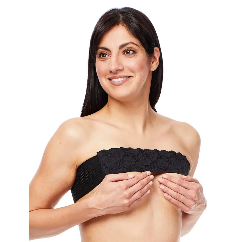 contenseur mammaire à dentelle noir