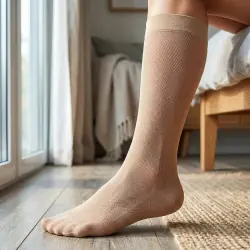 Chaussettes Femme Transparent Dynaven - Beige Clair
