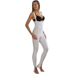 Panty Haut Chevilles Lipo-Panty - Blanc