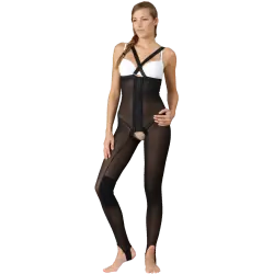 Panty Haut Chevilles Lipo-Panty  - Noir