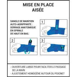 Orthèse poignet rigide de repos Carp'Immo