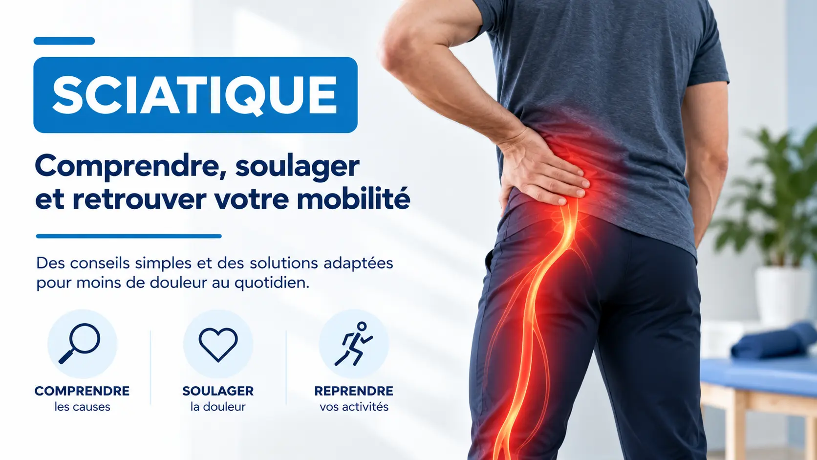 Sciatique : comment la reconnaître et la soulager ?